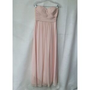 Bill Levkoff Strapless Bridesmaid Dress Formal Gown Party Maxi Dress Size 10